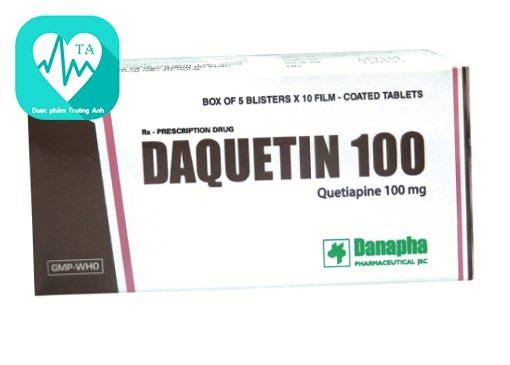 Daquetin 100 - Thuốc điều trị tâm thần phân liệt hiệu quả của Danapha