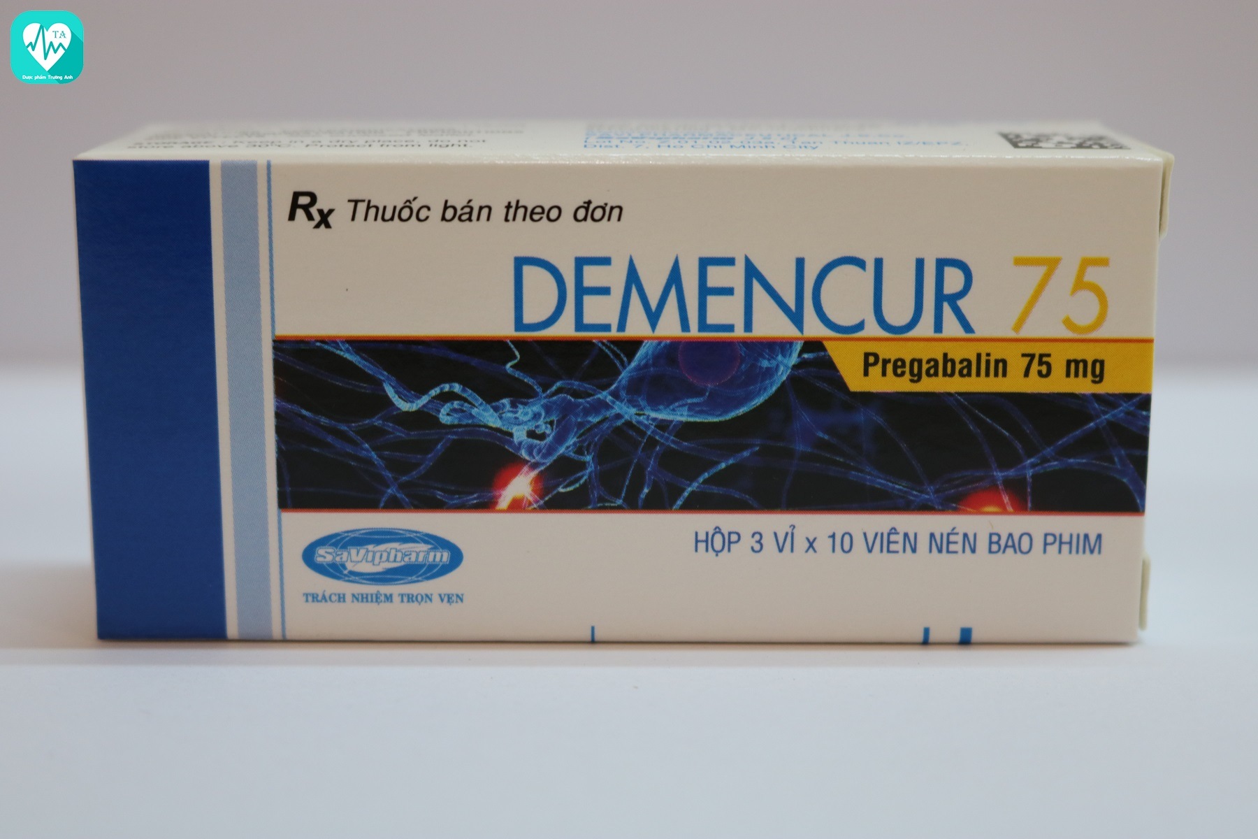 Demencur 75 - Thuốc điều trị đau thần kinh của Savipharm