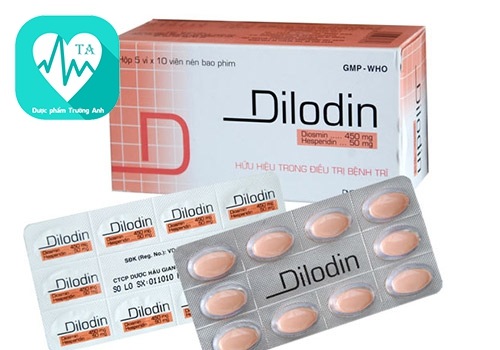 Dilodin DHG - Thuốc điều trị trĩ cấp hiệu quả