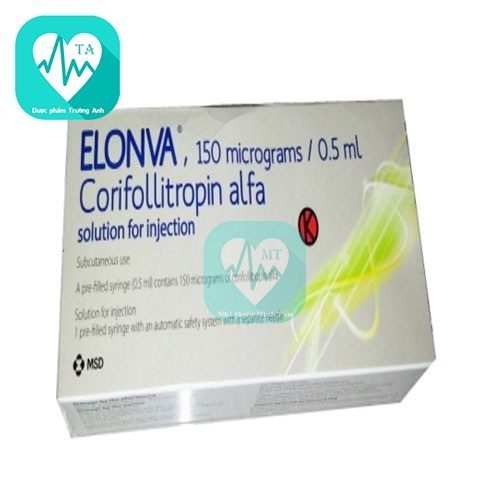 Elonva 150mcg/0,5ml MSD - Thuốc hỗ trợ điều trị các vấn đề sinh sản