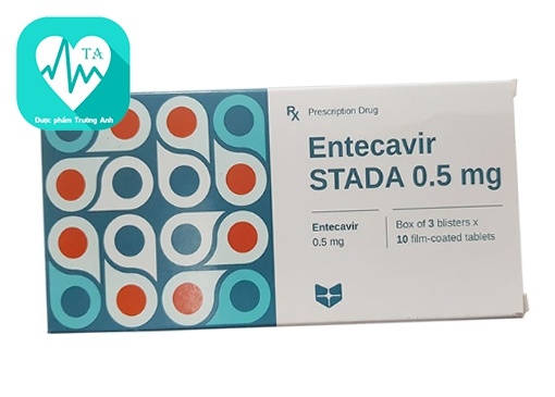 Entercavir Stada 0,5mg - Thuốc điều trị viêm gan B mạn tính hiệu quả
