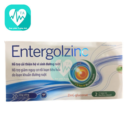 Entergolzinc Tradiphar - Giúp bổ sung kẽm và lợi khuẩn đường ruột