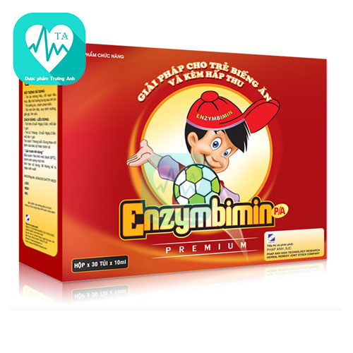 Enzymbimin P/A (Hộp 30 túi) Meliphar - Giúp trẻ ăn ngon miệng 