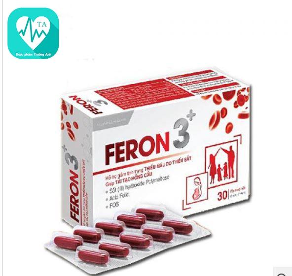 Feron 3+ - Giúp giảm tinh trạng thiếu máu do thiếu sắt hiệu quả