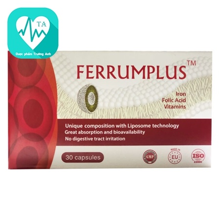 Ferrumplus - Giúp bổ sung ung sắt, acid folic hiệu quả của Slovenia