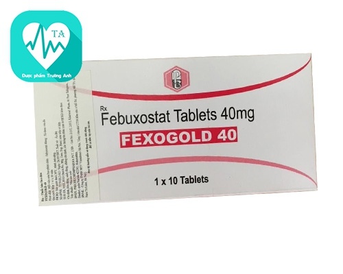 Fexogold 40mg - Thuốc điều trị bệnh gút hiệu quả của India