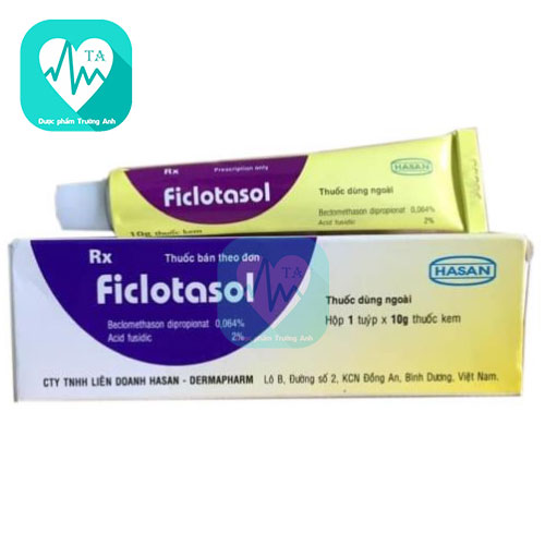 Ficlotasol Cream 10g - Điều trị các viêm nhiễm trên da hiệu quả