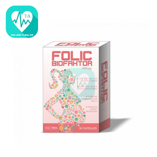 Folic Biofaktor 400mcg - Bổ sung axit folic cho phụ nữ mang thai