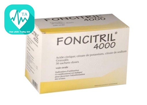 Foncitril 4000 - Thuốc điều trị sỏi niệu hiệu quả của Monaco