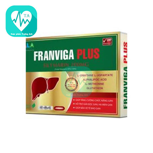 Franviga Plus TPP France - Hỗ trợ giải độc gan, bảo vệ gan