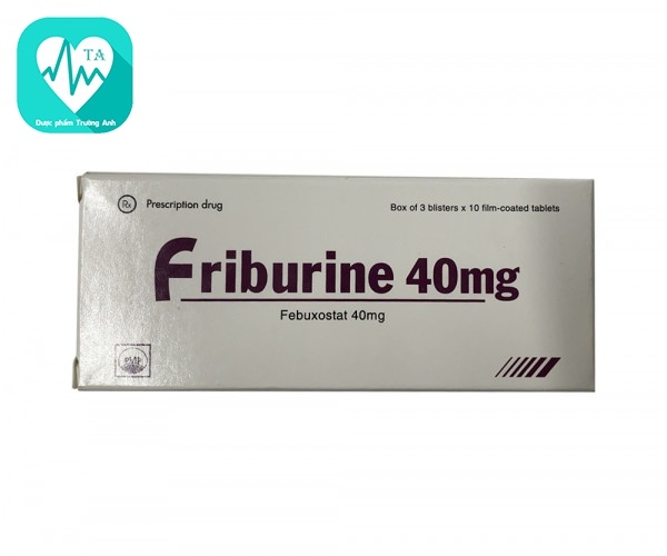 Friburine 40mg - Giúp tăng acid uric máu mãn tính của Pymepharco