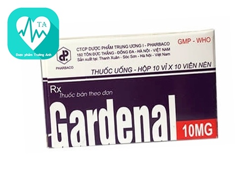 Gardenal 100mg Pharbaco - Thuốc điều trị động kinh hiệu quả