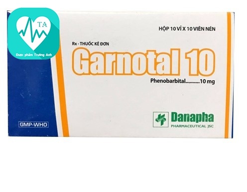Garnotal 10mg - Thuốc điều trị động kinh hiệu quả của Danapha