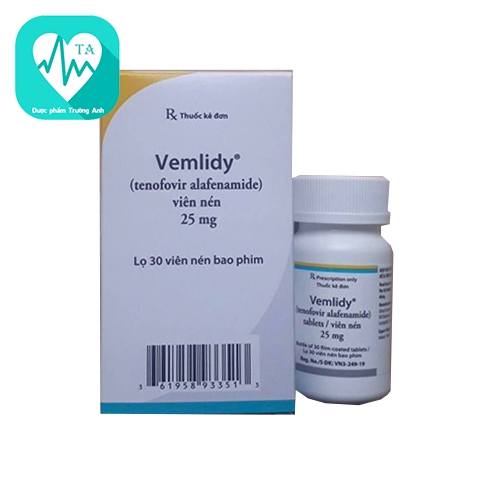 Vemlidy 25mg - Thuốc điều trị viêm gan siêu vi B của Ireland
