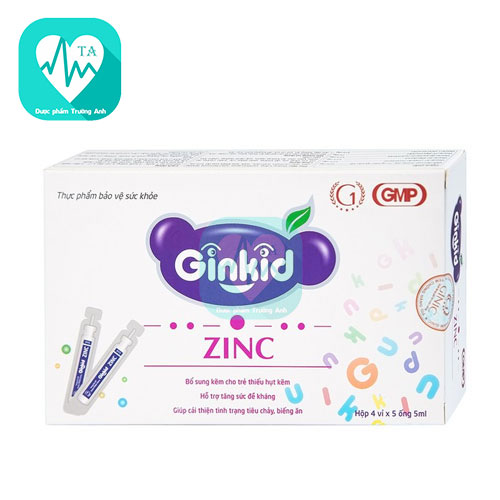 Ginkid Zinc Abipha - Hỗ trợ tăng cường sức đề kháng hiệu quả