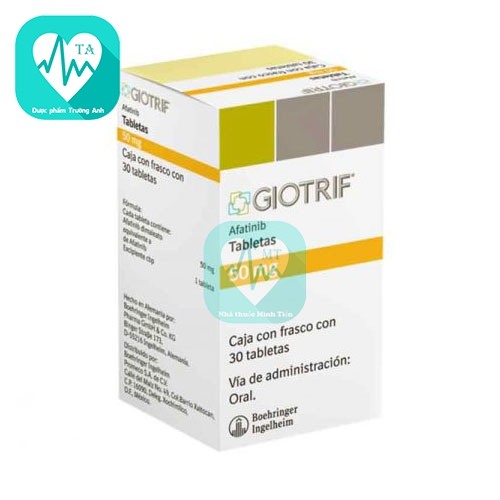 Giotrif 50mg Boehringer Ingelheim - Thuốc điều trị ung thư phổi của Đức