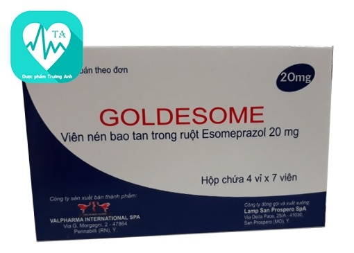 Goldesome 20mg - Thuốc điều trị viêm loét dạ dày tá tràng hiệu quả của Italy