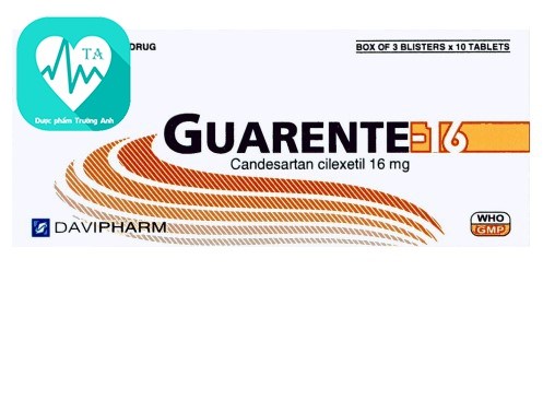 Guarente-16 - Thuốc điều trị tăng huyết áp và suy tim hiệu quả