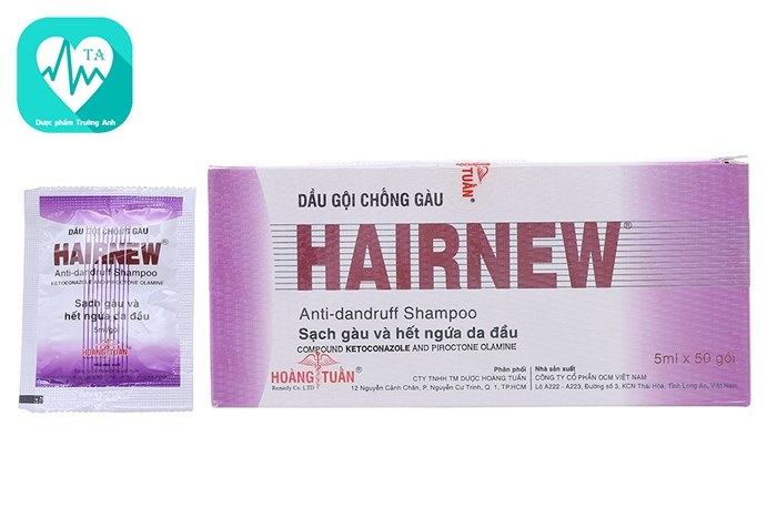 Hairnew (gói) - Dầu gội trị gàu, chống ngứa hiệu quả