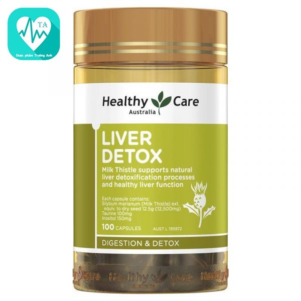 Healthy Care Liver Detox - Giúp loại bỏ độc tố, thanh lọc cơ thể hiệu quả
