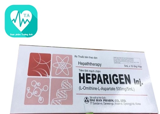 Heparigen 500mg/5ml - Thuốc điều trị viêm gan cấp tính của Korea