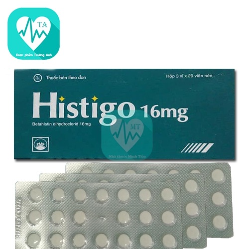 Histigo 16mg Pymepharco - Thuốc điều trị hoa mắt, chóng mặt, ù tai hiệu quả