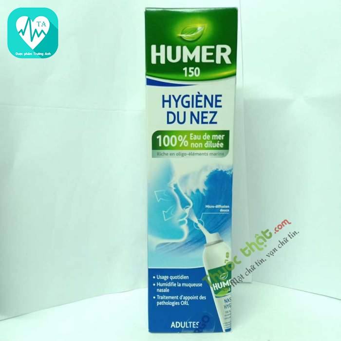 HUMER 150 - Dung dịch xịt rửa mũi cho người lớn
