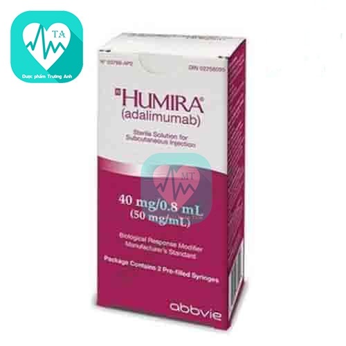Humira 40mg/0,8ml Vetter Pharma - Thuốc điều trị viêm khớp dạng thấp