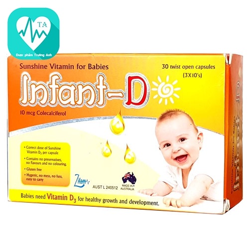 Infant-D - Giúp bổ sung Vitamin D3 hiệu quả của Australia