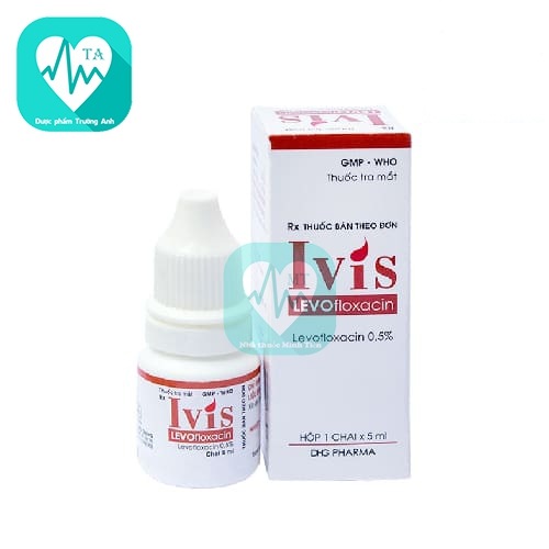 Ivis Levofloxacin 5ml DHG - Thuốc điều trị nhiễm khuẩn mắt
