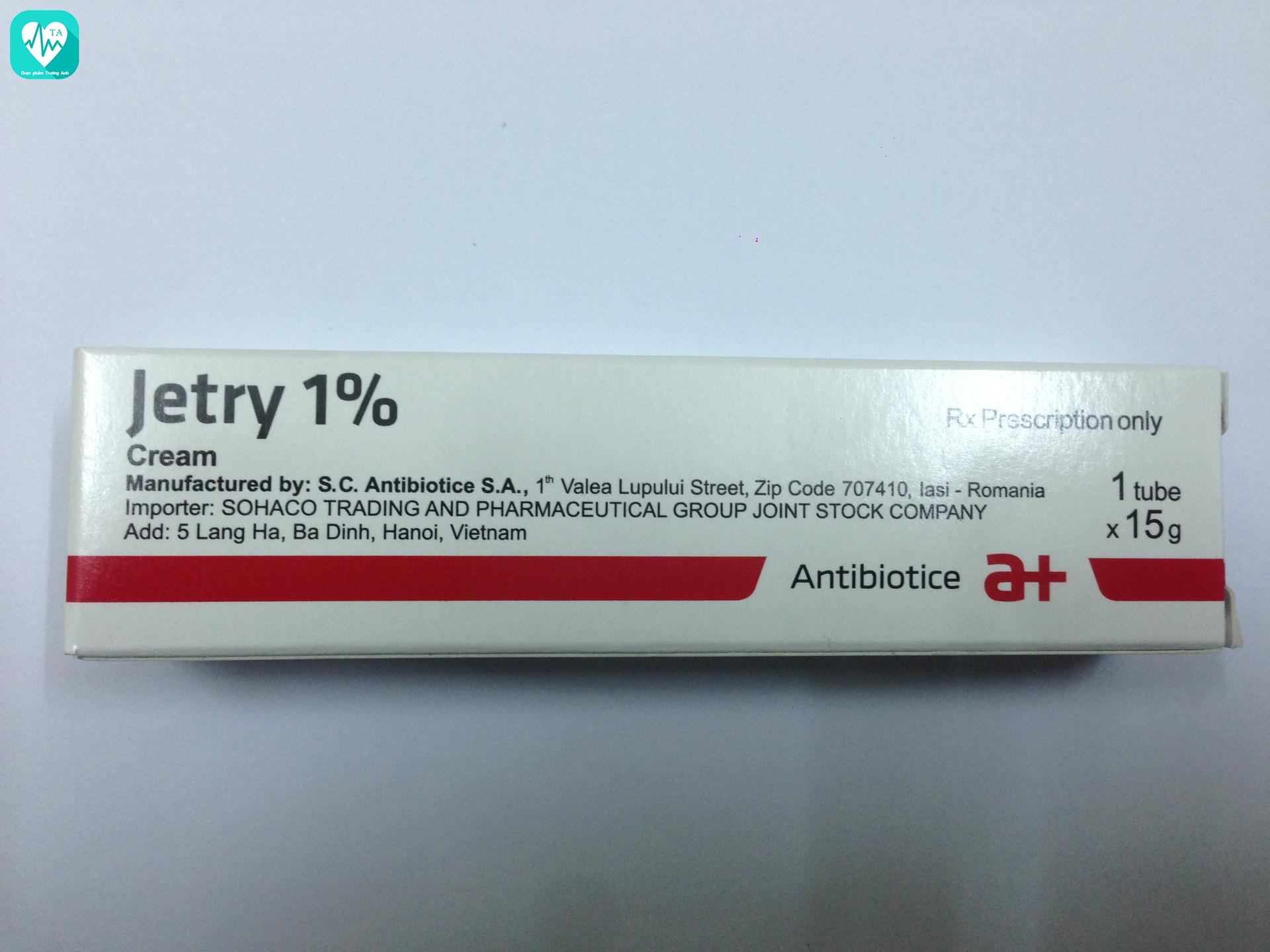 Jetry 1% - Thuốc điều trị nấm hiệu quả của Rumani