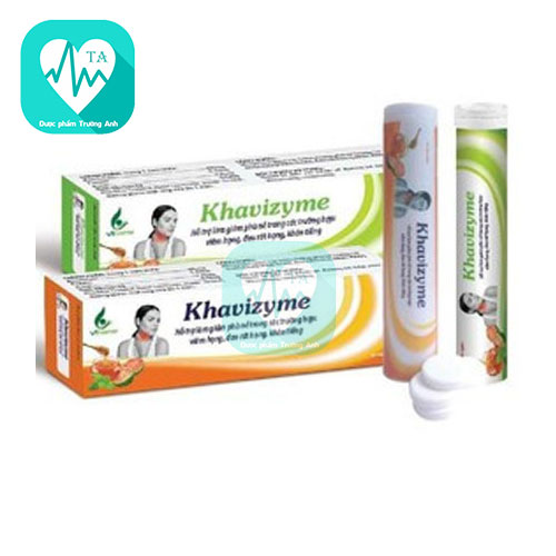 Khavizyme Viheco - Giúp giảm viêm họng, đau rát họng, khàn tiếng