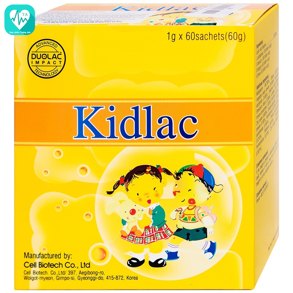 Kidlac - Giúp cải thiện các rối loạn đường tiêu hóa của Korea