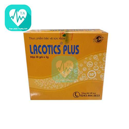 Lacotics Plus Tradiphar - Hỗ trợ giảm rối loạn tiêu hóa