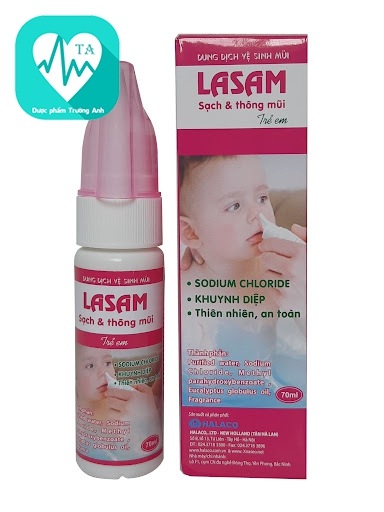 Lasam - Dung dịch vệ sinh mũi hiệu quả của Halaco