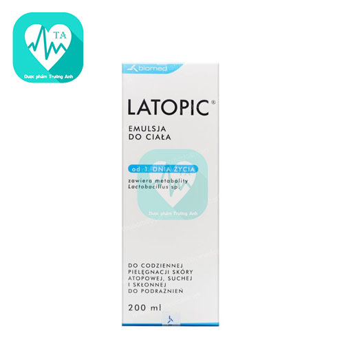 Latopic Body Emulsion 200ml - Làm mềm da, giảm kích ứng