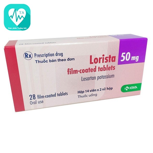 Lorista 50mg - Thuốc điều trị cao huyết áp hiệu quả của Slovenia