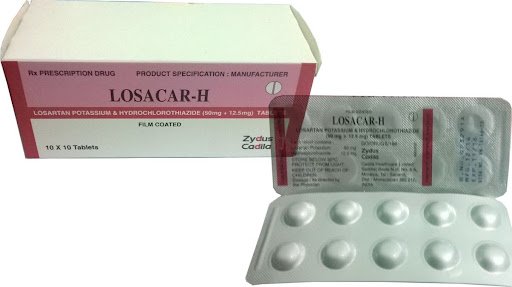 Losacar - H - Thuốc điều trị tăng huyết áp của India