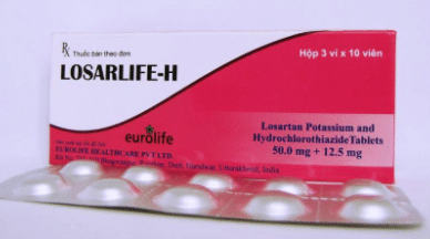 Losarlife-H - Thuốc điều trị tăng huyết áp và chống phù của India