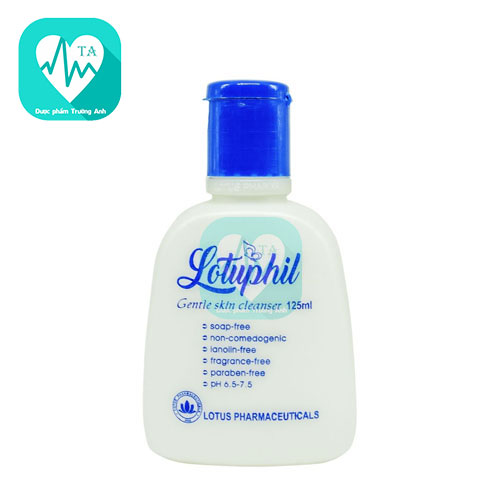 Lotuphil 125ml Lotus - Làm sạch da mặt, da tay và toàn thân