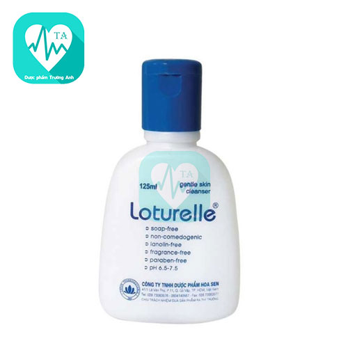 Loturelle 125ml - Sữa rửa mặt làm sạch da, tẩy nhờn, sát khuẩn