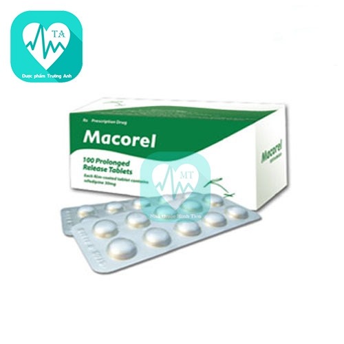 Macorel 30mg Valpharma - Thuốc điều trị tăng huyết áp, đau thắt ngực