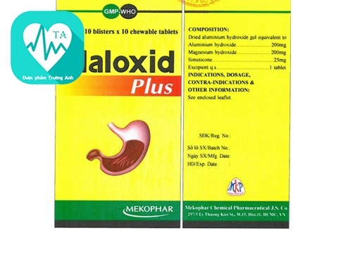 Maloxid Plus - Thuốc điều trị viêm loét dạ dày tá tràng của Mekophar