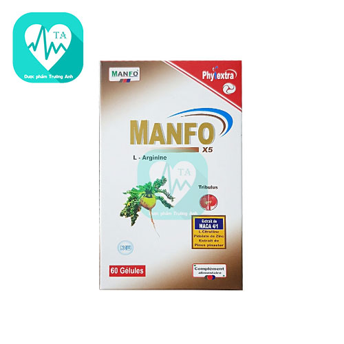 Manfo X5 - Hỗ trợ tăng cường sinh lý nam giới