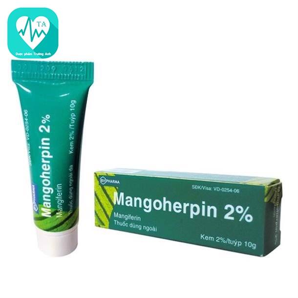 Mangoherpin 2% 10g - Thuốc điều trị bệnh Herpes simplex hiệu quả