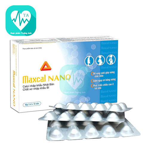 Maxcal Nano - Giúp bổ sung calci cho xương chắc khoẻ