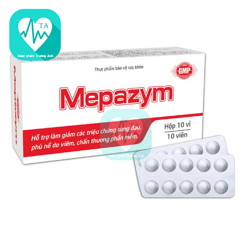 Mepazym Viheco - Hỗ trợ giảm phù nề do viêm, chấn thương