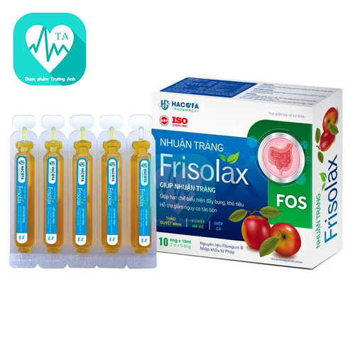 Nhuận tràng Frisolax FUSI - Giúp giảm đầy bụng, khó tiêu, táo bón