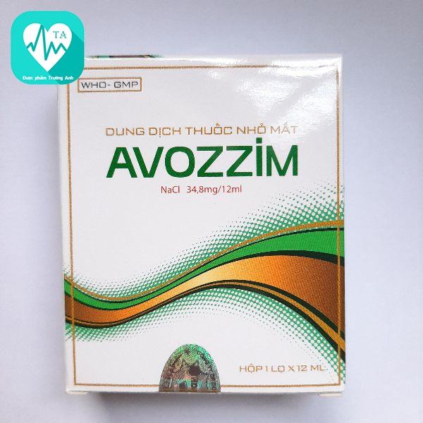 Avozzim (dung dịch) - Thuốc nhỏ mắt giúp điều trị mỏi mắt hiệu quả