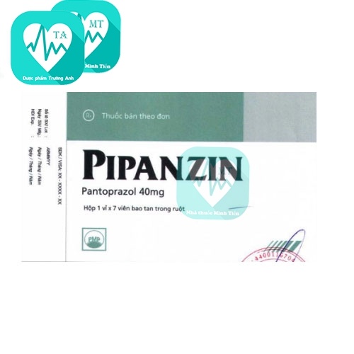 Pipanzin 40mg Pymepharco (viên nén) - Thuốc điều trị bệnh trào ngược dạ dày, thực quản